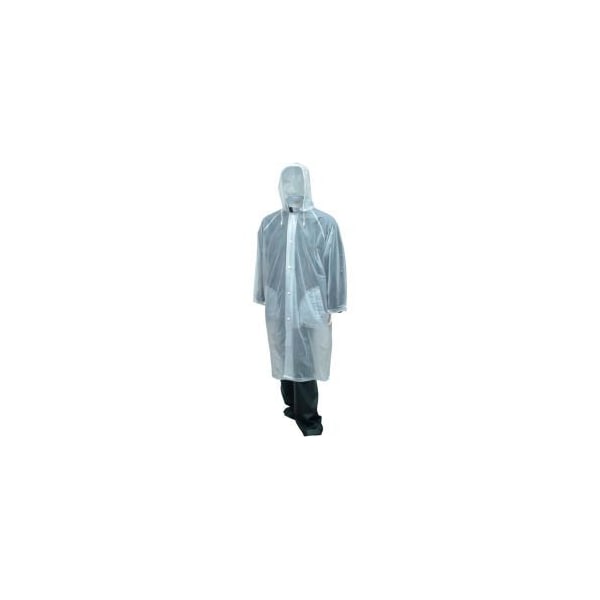 Tingley Tingley C61210 Tuff-Enuff Coat, Clear, 48", Detachable Hood, 2XL C61210.2X - main